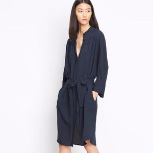Navy Silk Vince Dress